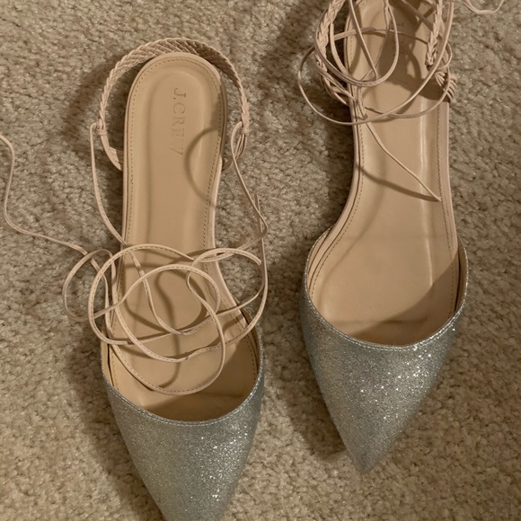 J.Crew Slingback Glitter Flats - Picture 2 of 4